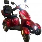 Four-Wheel Electric Scooter for Adults 4-Wheel Mobility Vehicle All-Terrain Stability Mobility